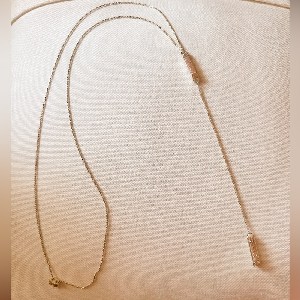 Kendra Scott Lilly Sand Drusy Gold Y Necklace